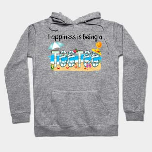 Happiness Is Being A Teetee Summer Beach Happy Mother's Hoodie